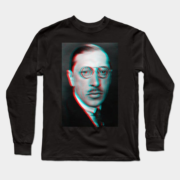 Igor Stravinsky Long Sleeve T-Shirt by TheMusicophile